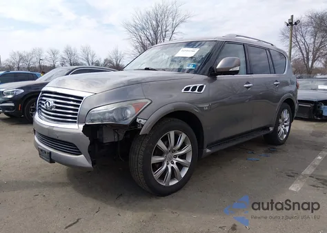 2014 Infiniti Qx80 z USA, uszkodzony, nr VIN JN8AZ2NE1E9068745